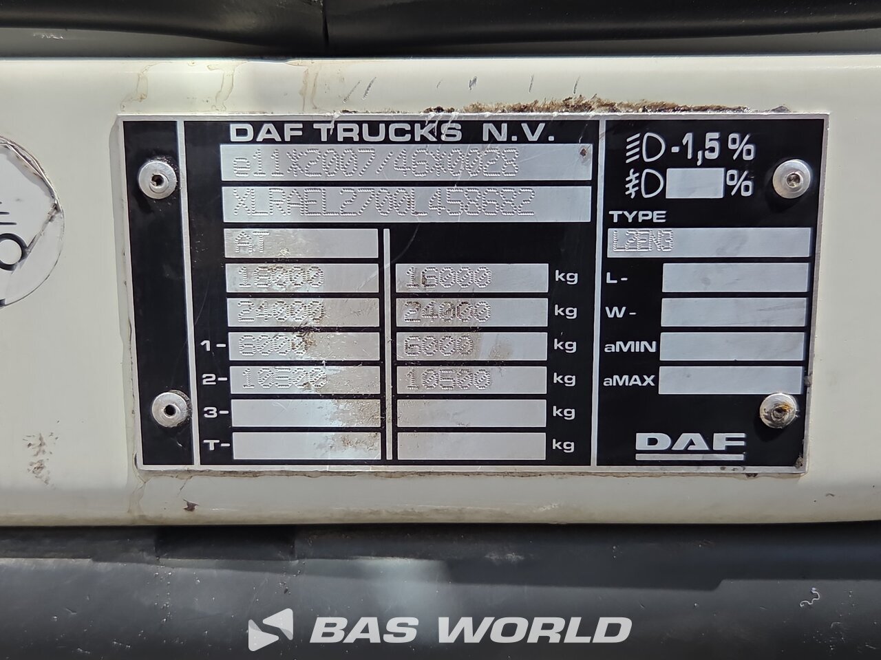Other : DAF LF 250 Containere pentru furgonetă
