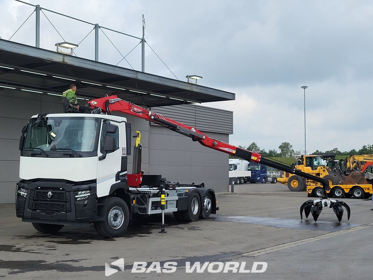 Other : Renault C 480 شاحنة ذات خطاف
