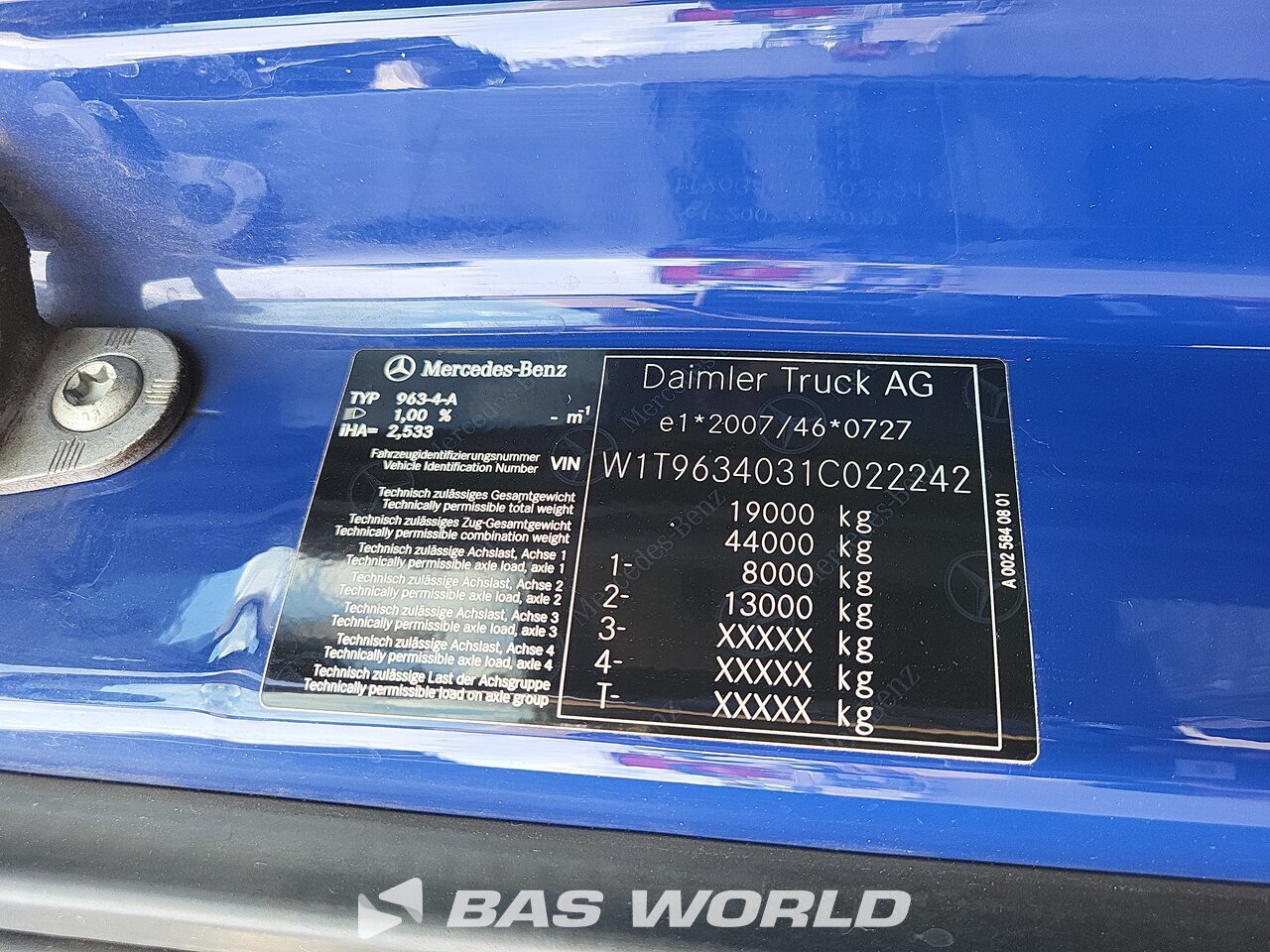 Other : Mercedes Actros 1846 Влекач