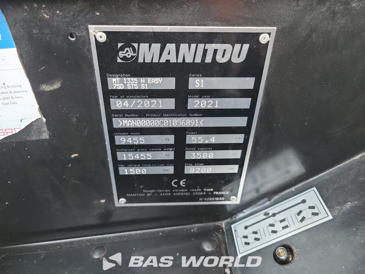 Other : Manitou MT1335 H رافعة تلسكوبية
