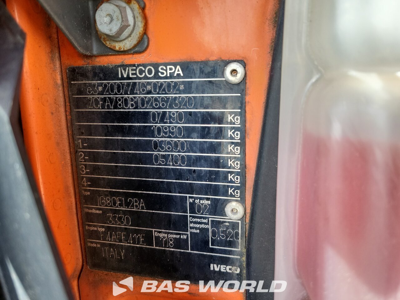 Other : Iveco Eurocargo 80E160 Véhicule de sauvetage