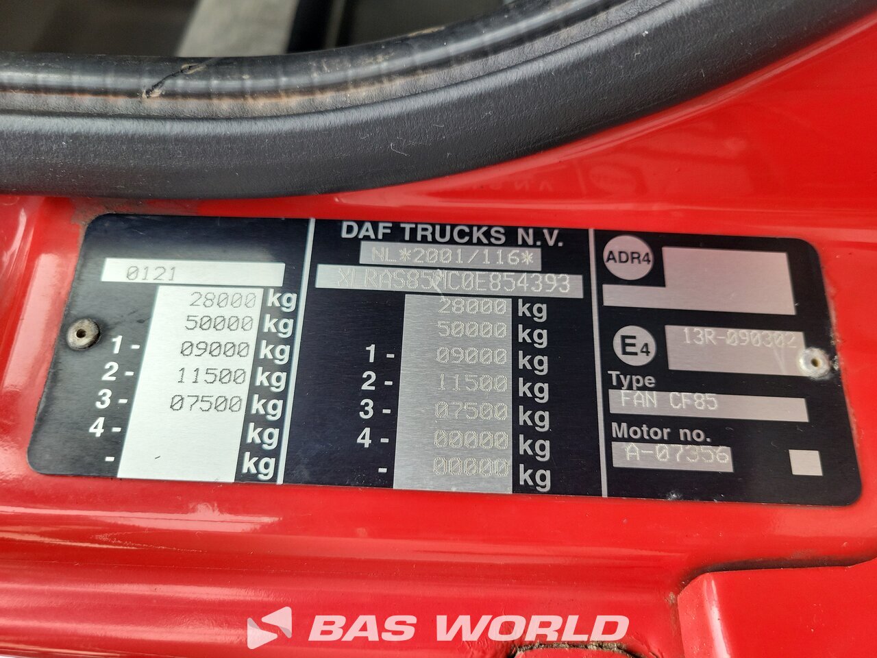 Other : DAF CF85.360 شاحنات مسطحة
