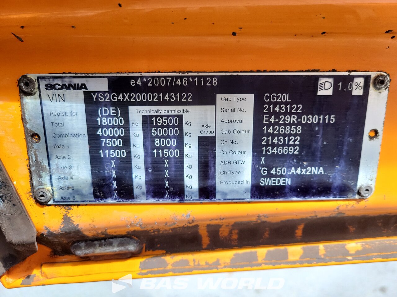 Other : Scania G450 Trekkvogn