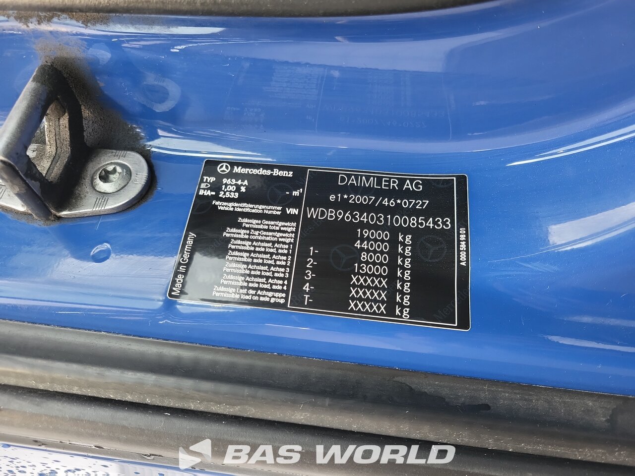 Other : Mercedes Actros 1948 Cap tractor