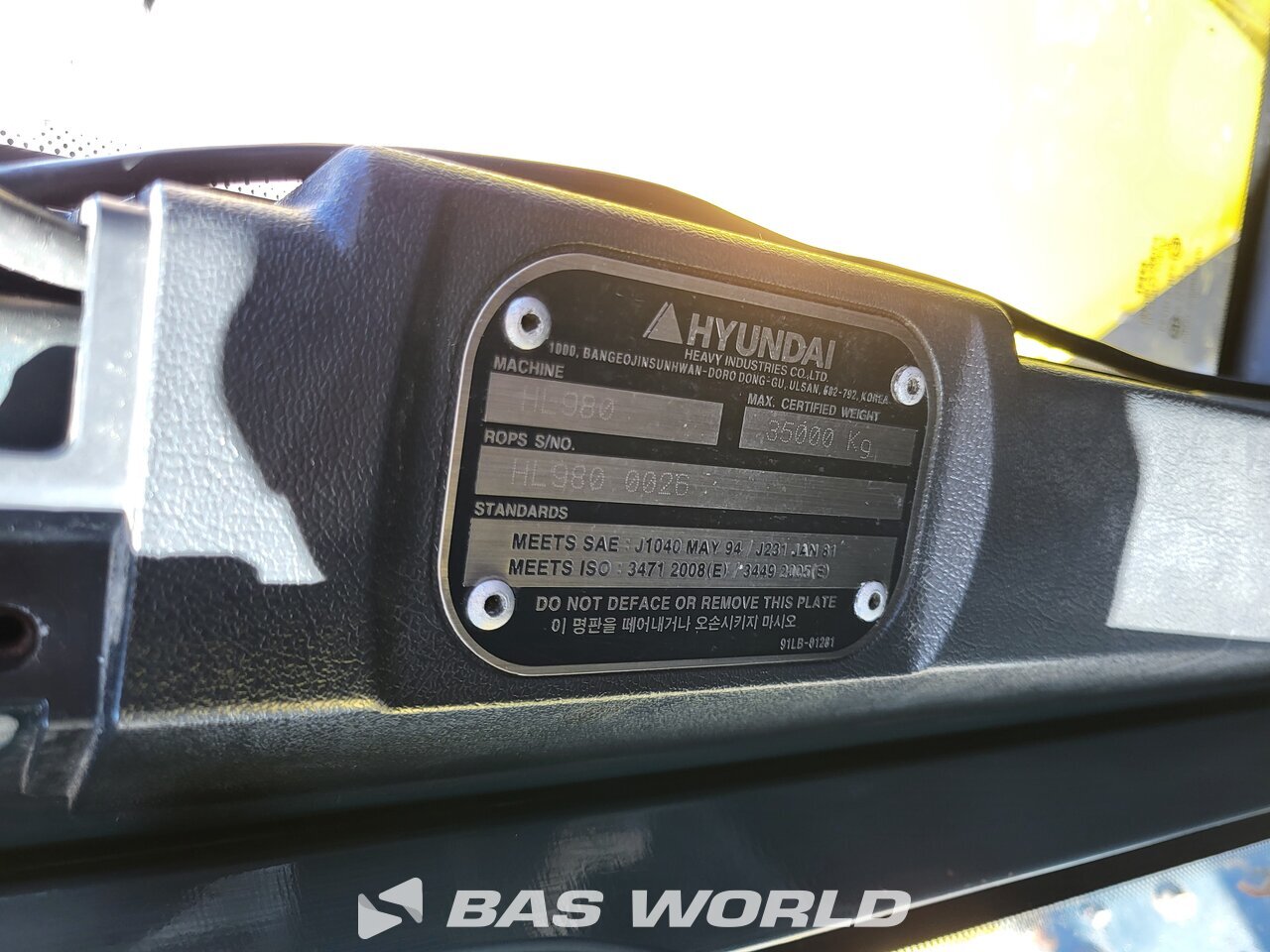 Other : Hyundai HL980 Prednji utovarivači