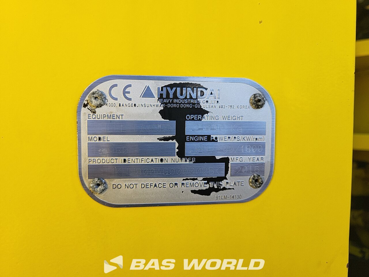 Other : Hyundai HL980 Prednji utovarivači