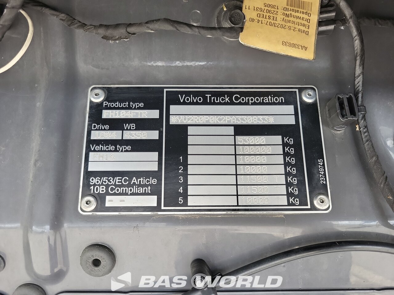 Other : Volvo FH16 750 Vrachtwagen Chassis