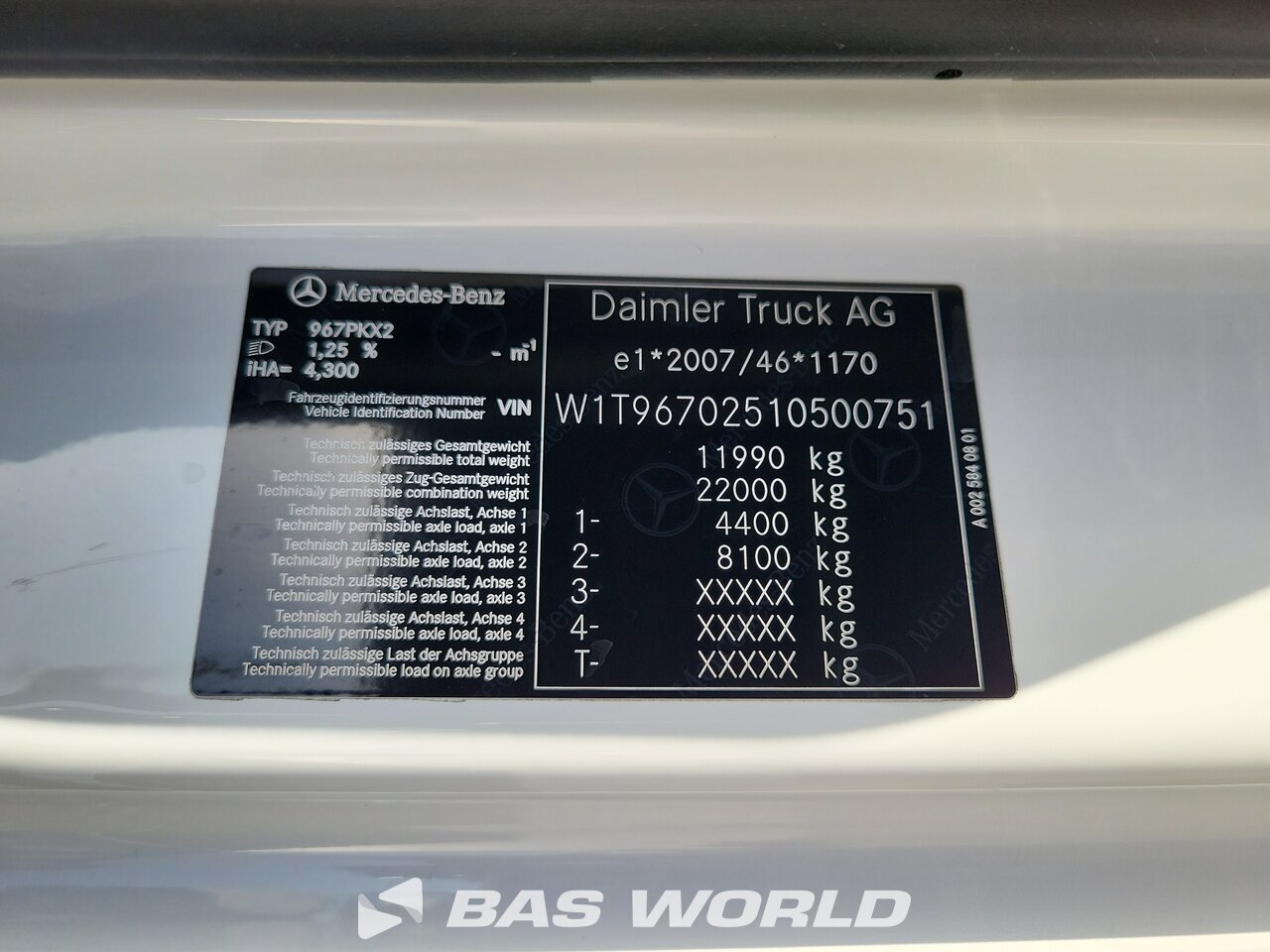 Other : Mercedes Atego 1223 Carrosseries fourgons