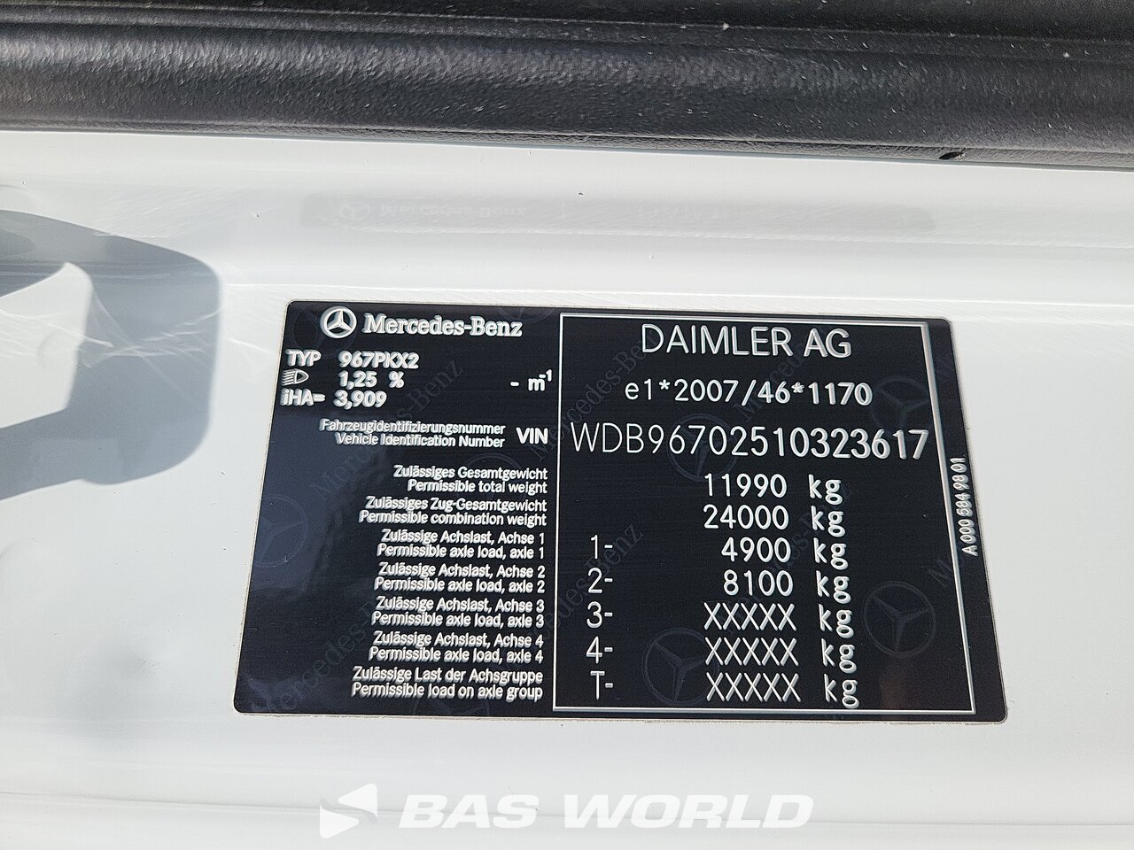 Other : Mercedes Atego 1224 Kapell