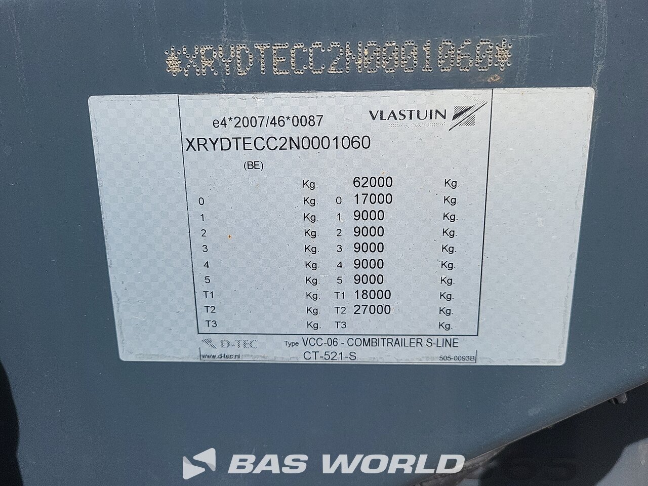 Other : D-TEC VCC-06 Konttialustan puoliperävaunu