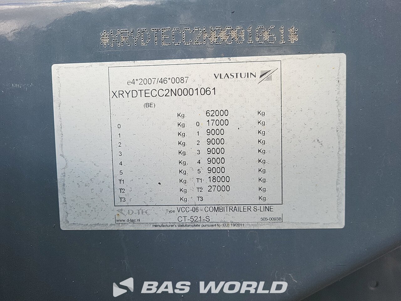 Other : D-TEC VCC-06 Semirreboque chassi para contêiner