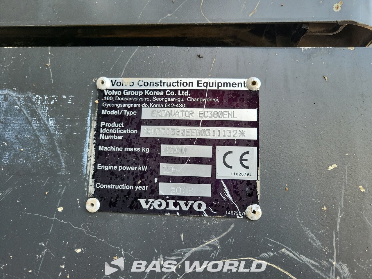 Other : Volvo EC380 E NL Excavadora de cadenas
