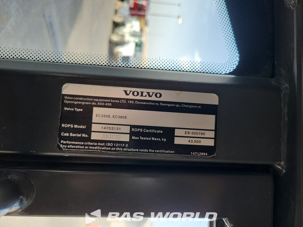 Other : Volvo EC380 E NL Excavadora de cadenas