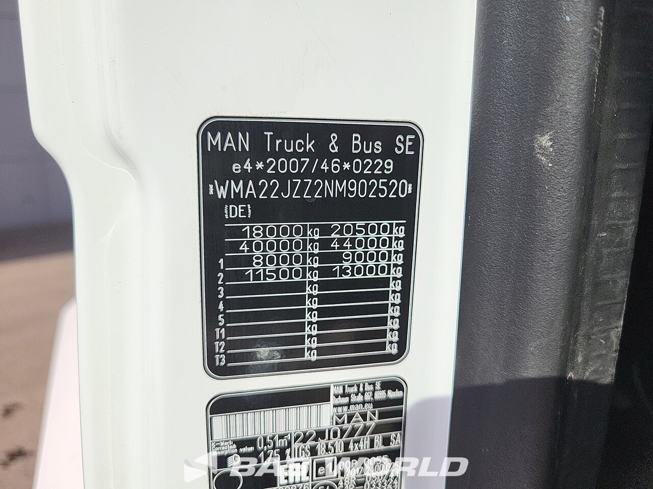 Other : MAN TGS 18.510 Тягач