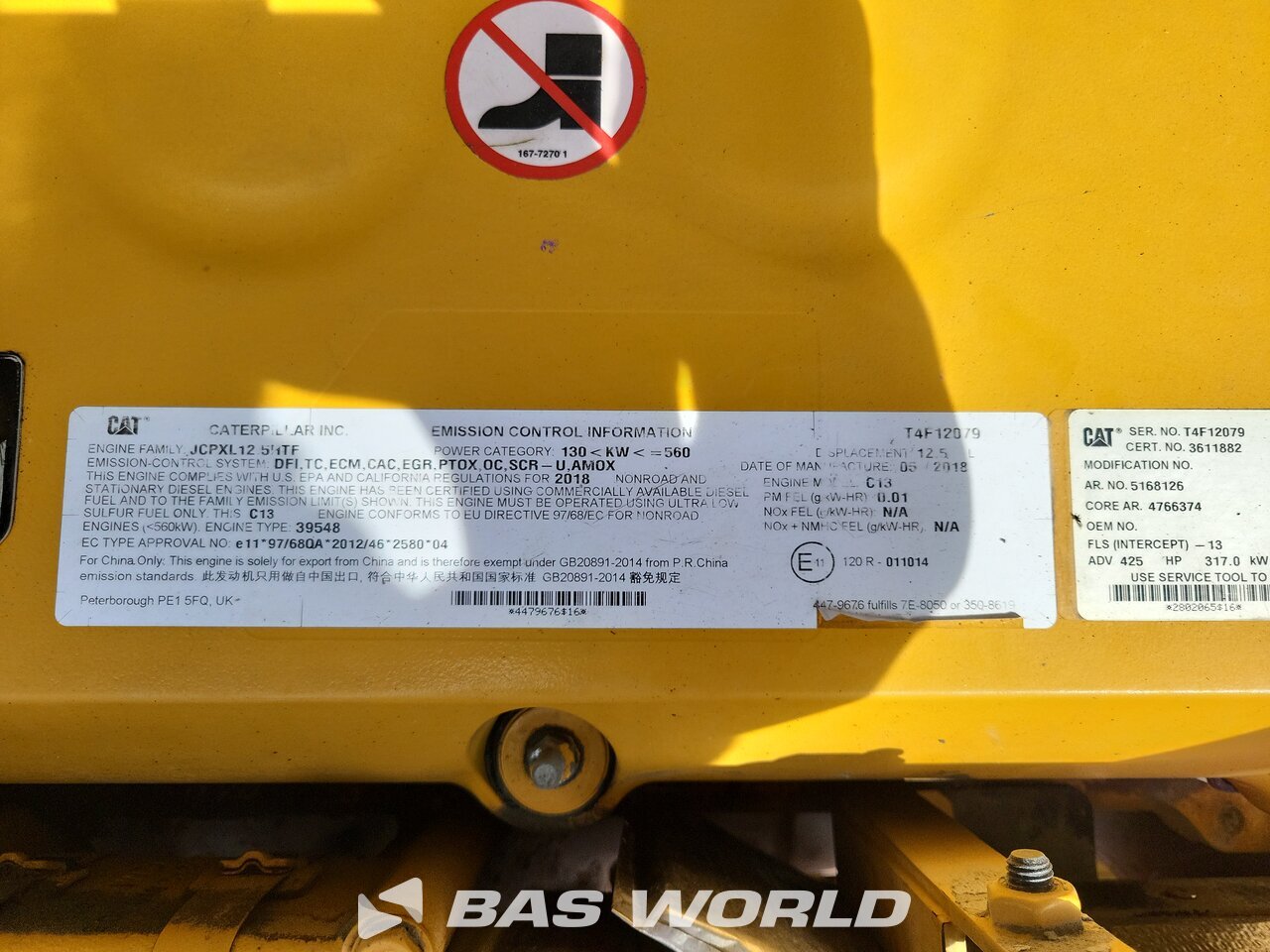 Other : Caterpillar 352 F гусеничный экскаватор