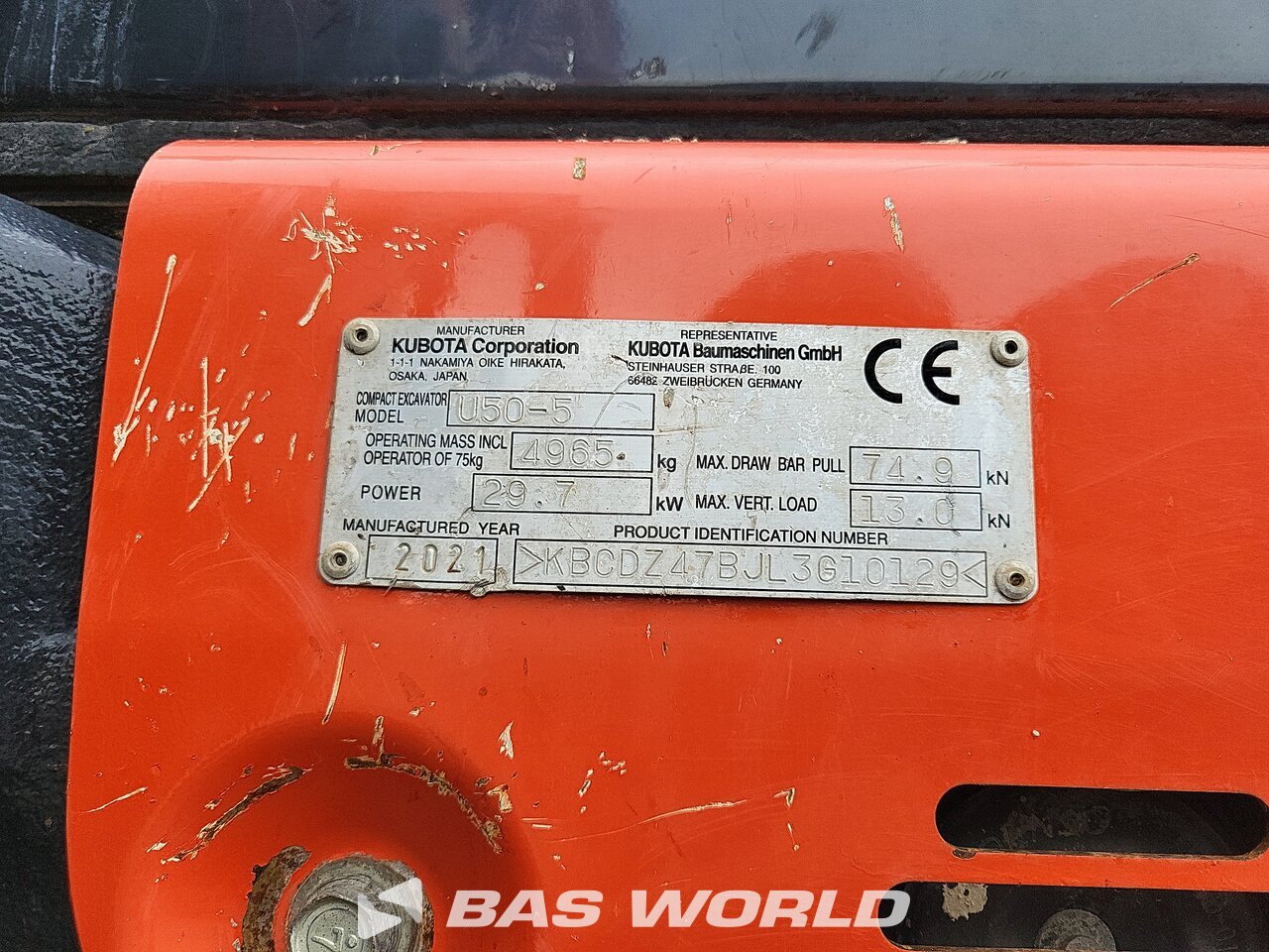 Other : Kubota U50 -5 Mini graafmachine <10t