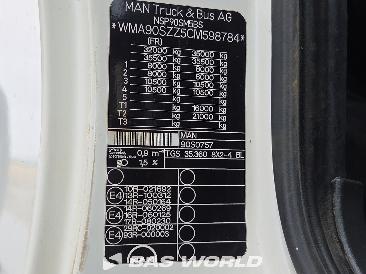 Other : MAN TGS 35.360 شاحنات مسطحة