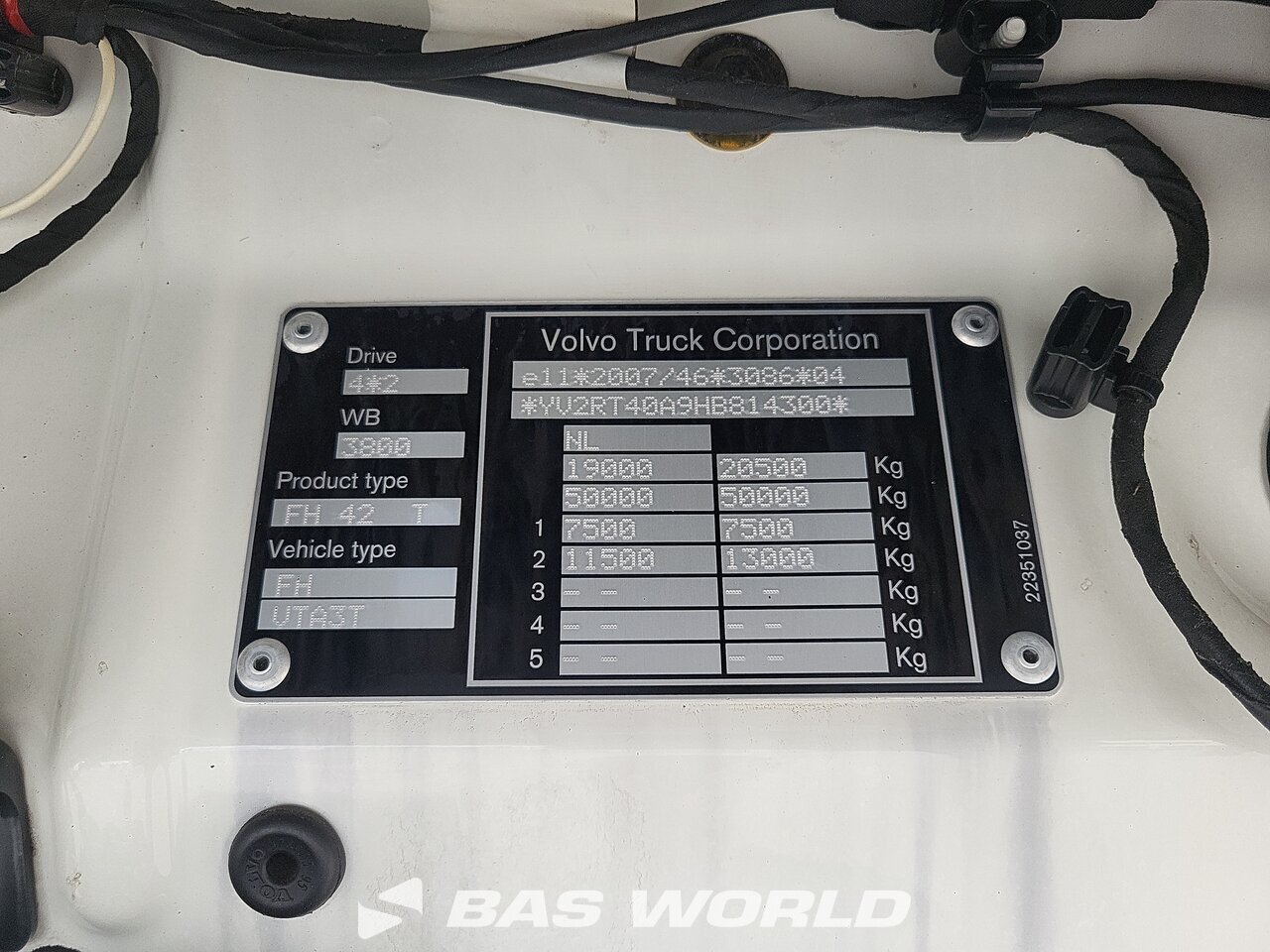 Other : Volvo FH 500 Tractor Unit