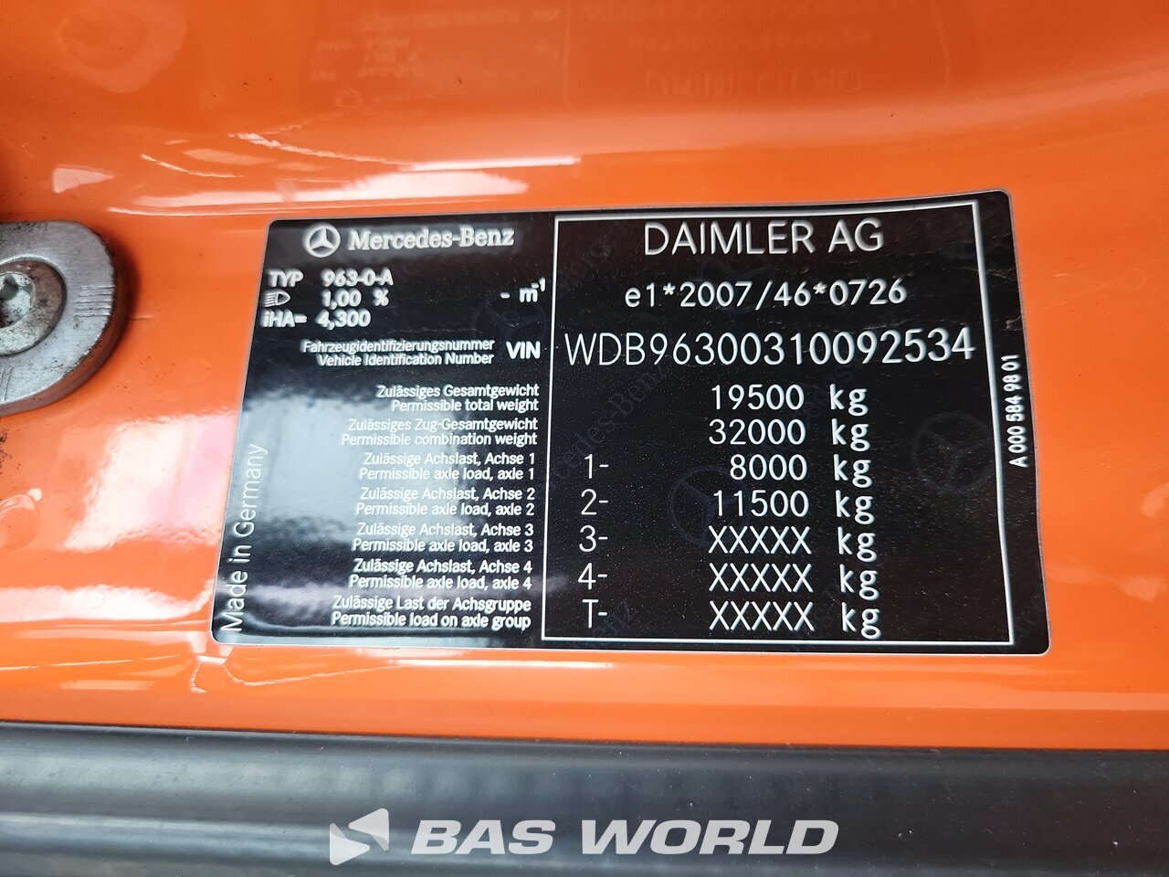 Other : Mercedes Antos 2024 لودر ناقل