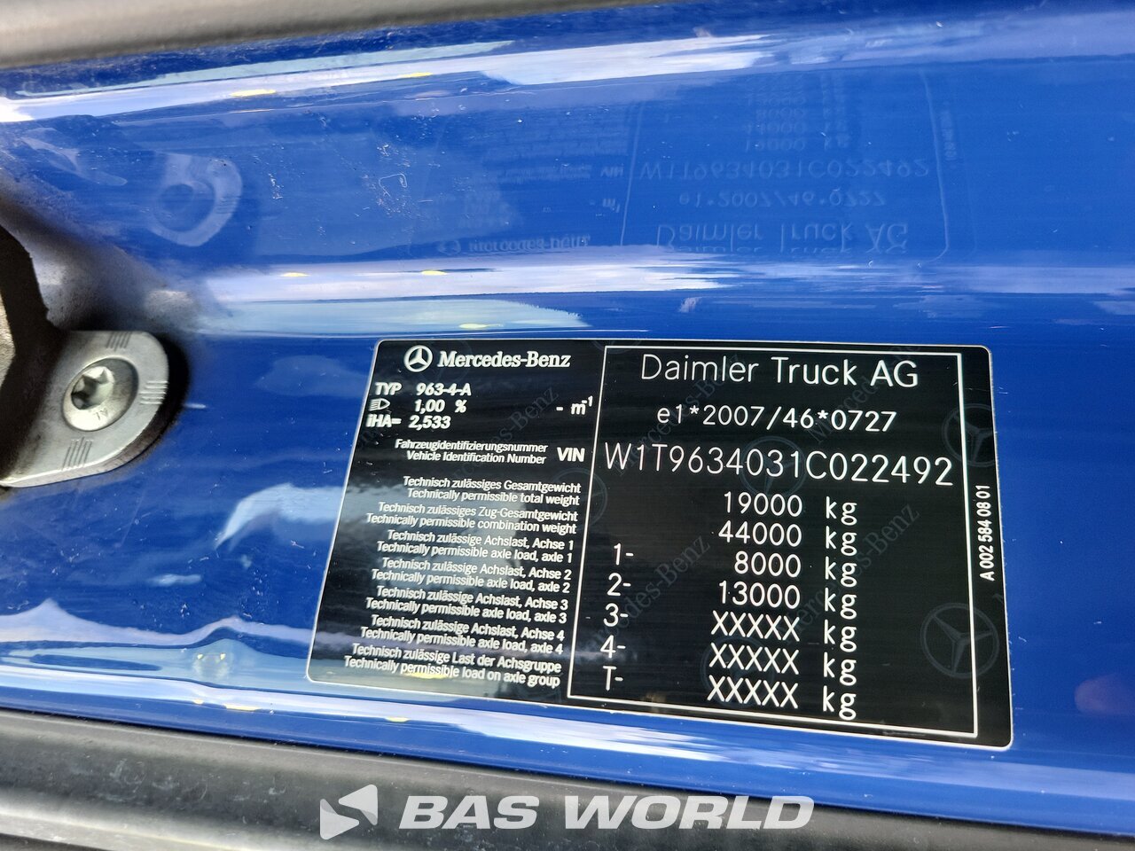 Other : Mercedes Actros 1846 tegljač