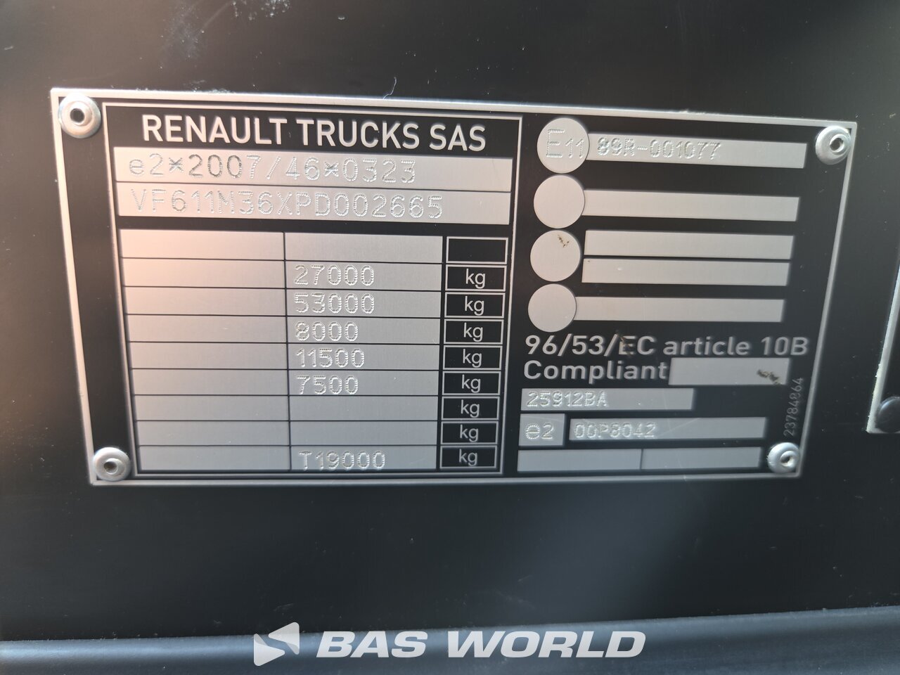 Other : Renault T 480 грузовик с крюковым погрузчиком