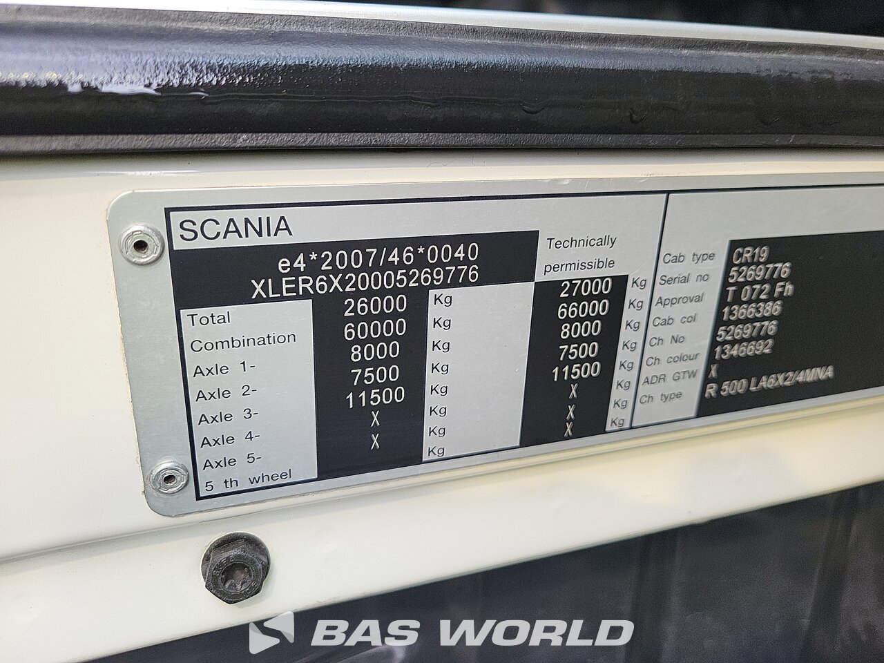 Other : Scania R500 Tractor Unit
