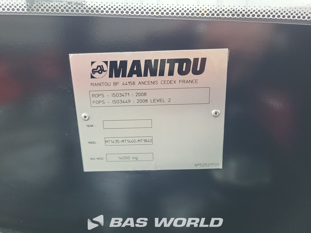 Other : Manitou MT1840 Телескопический погрузчик