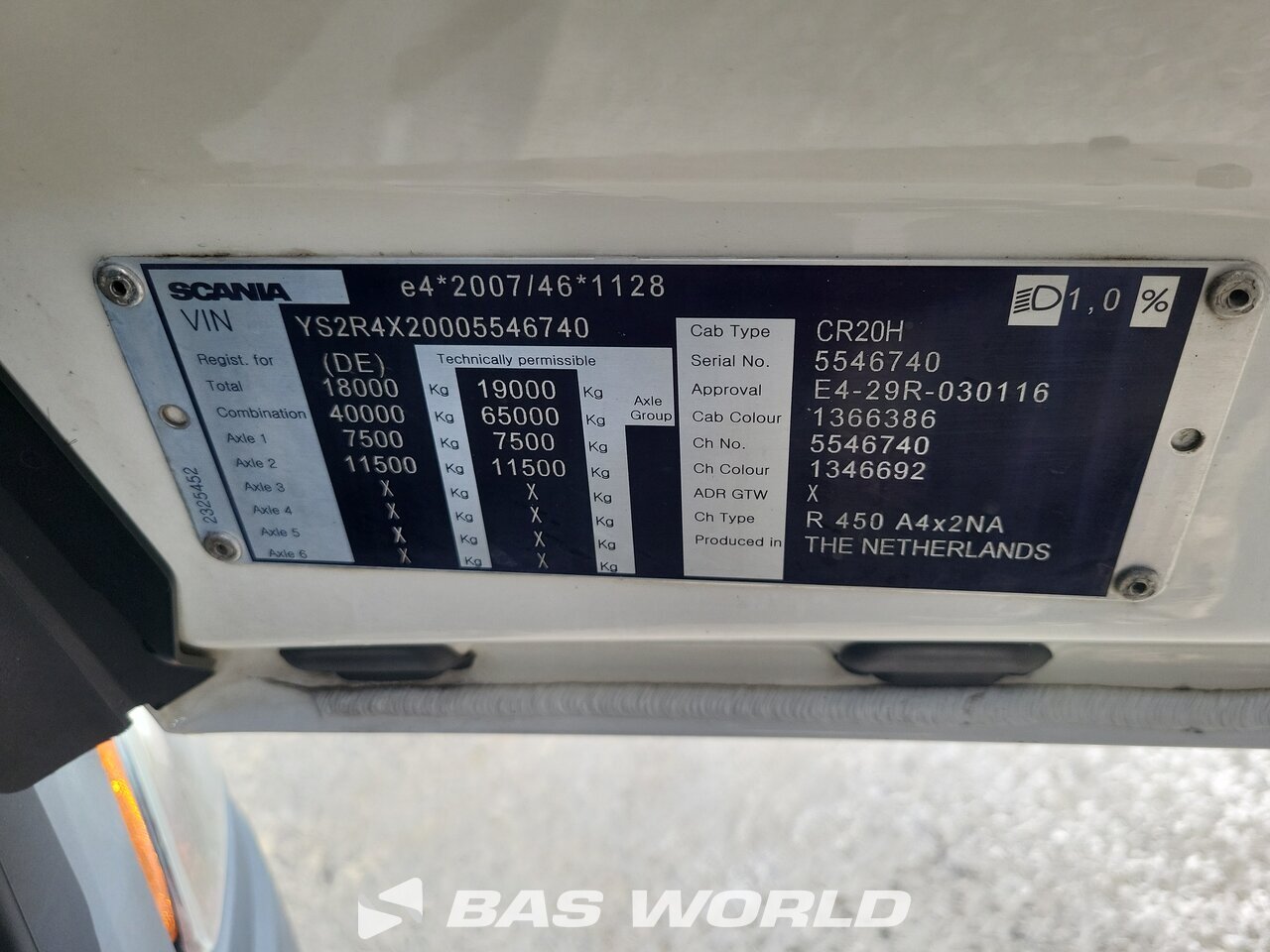 Other : Scania R450 tegljač