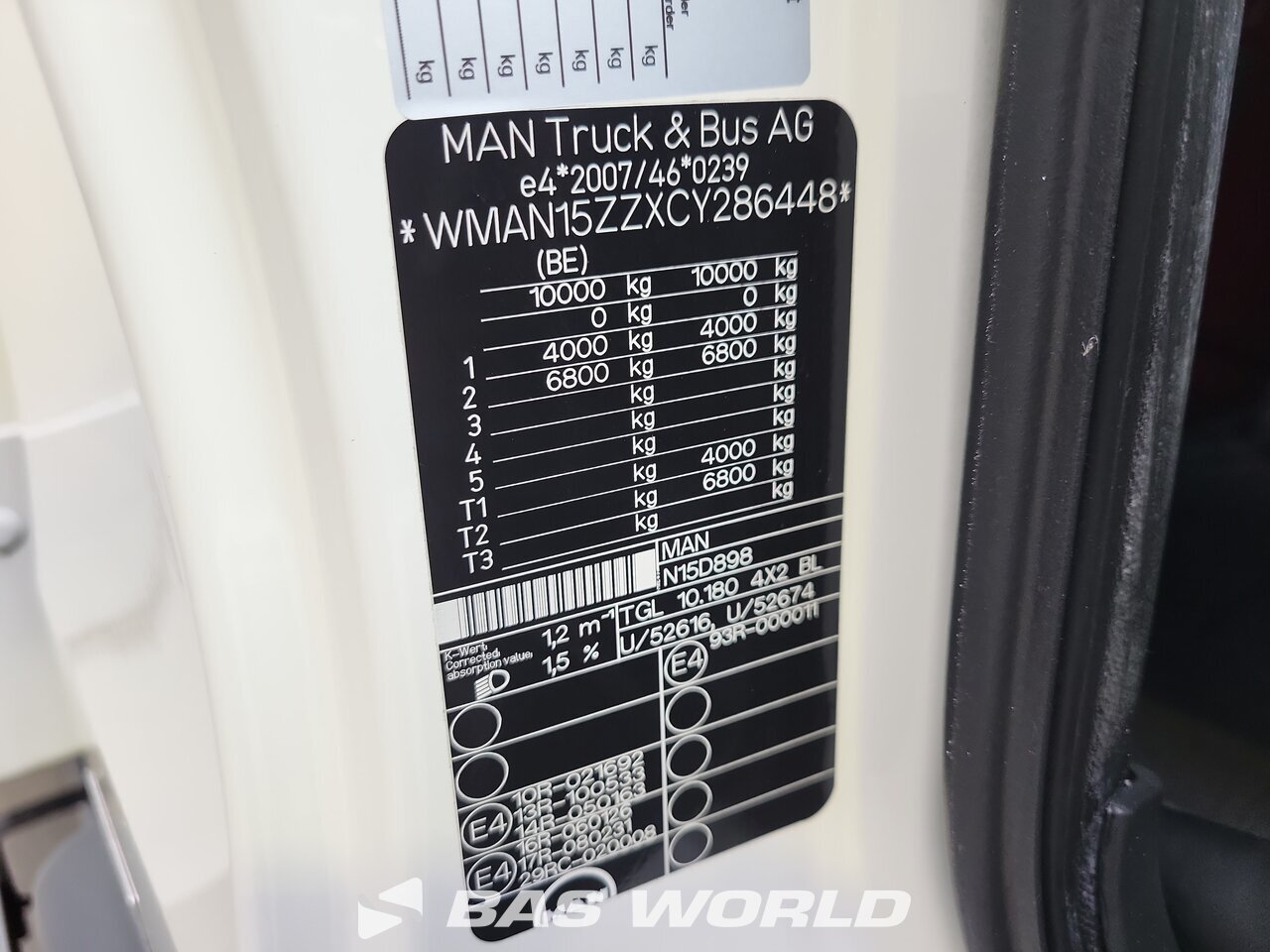 Other : MAN TGL 10.180 umpikori kuorma-auto