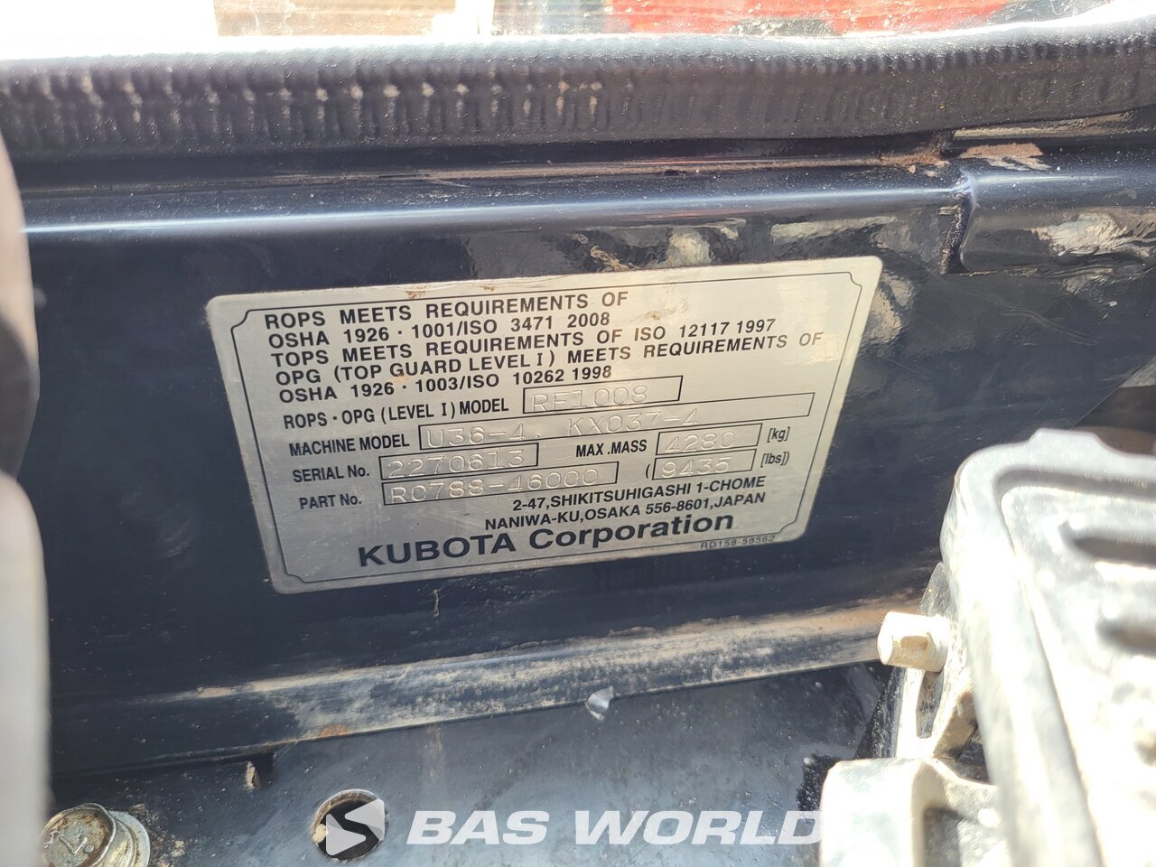 Other : Kubota U36-4 Mini excavadora <10t