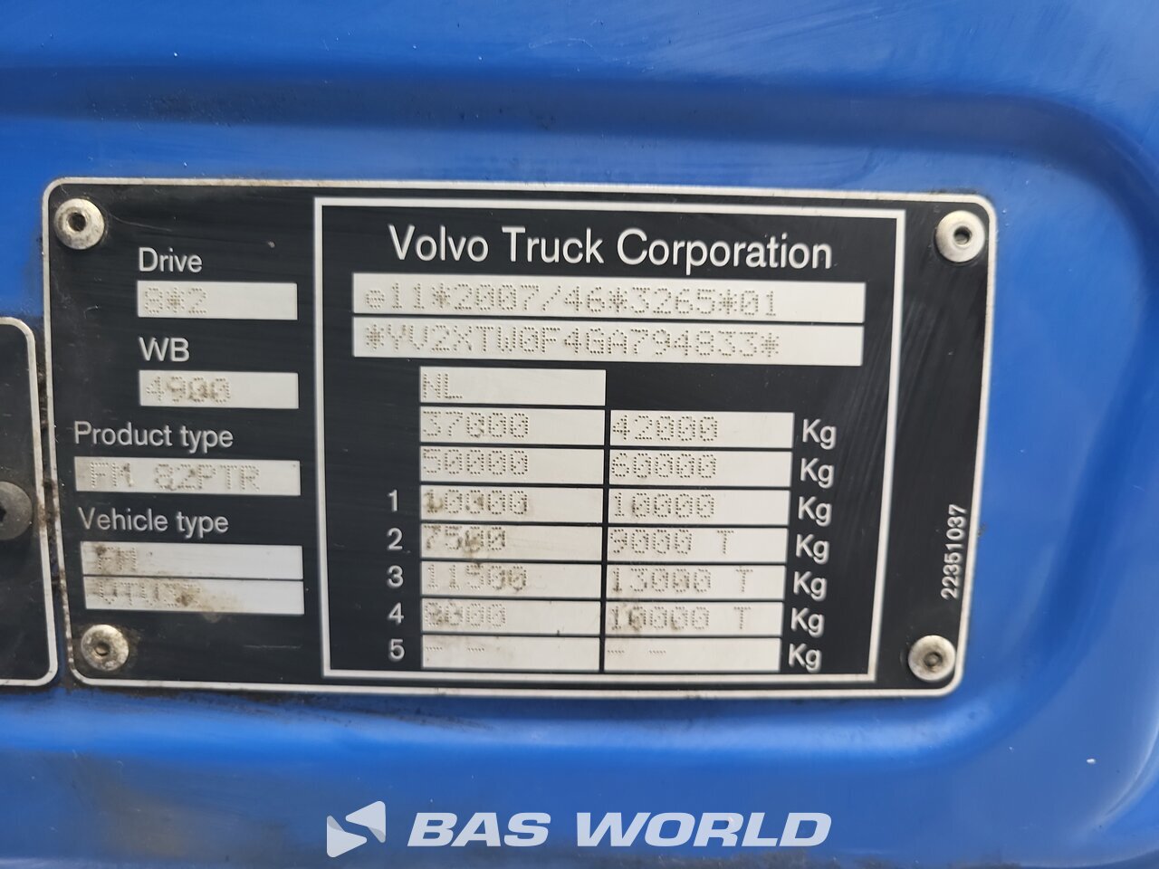 Other : Volvo FMX 420 kjedesystem
