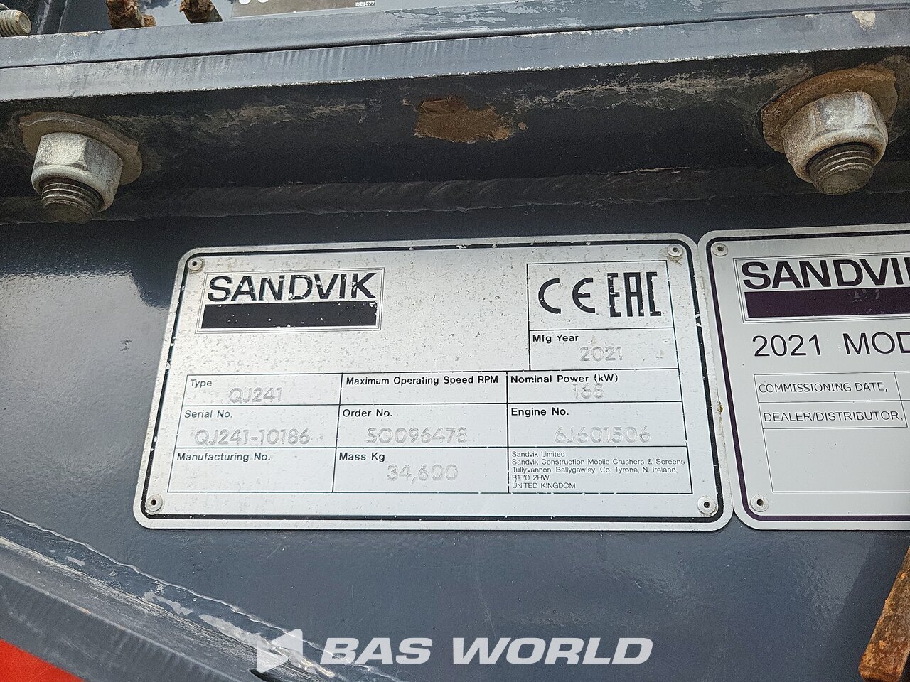 Other : Sandvik QJ241 Murskain