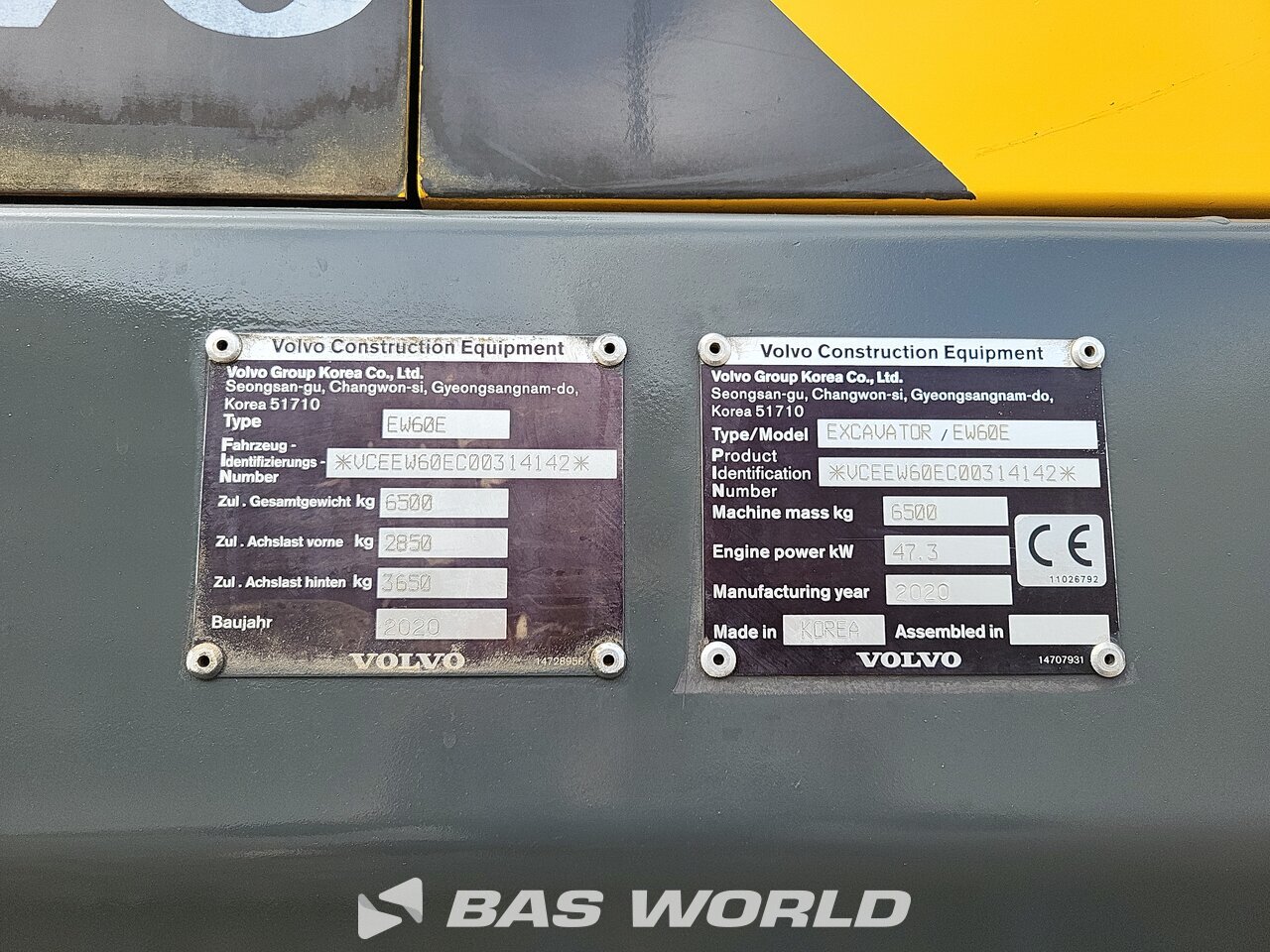 Other : Volvo EW60 E Excavator cu roți
