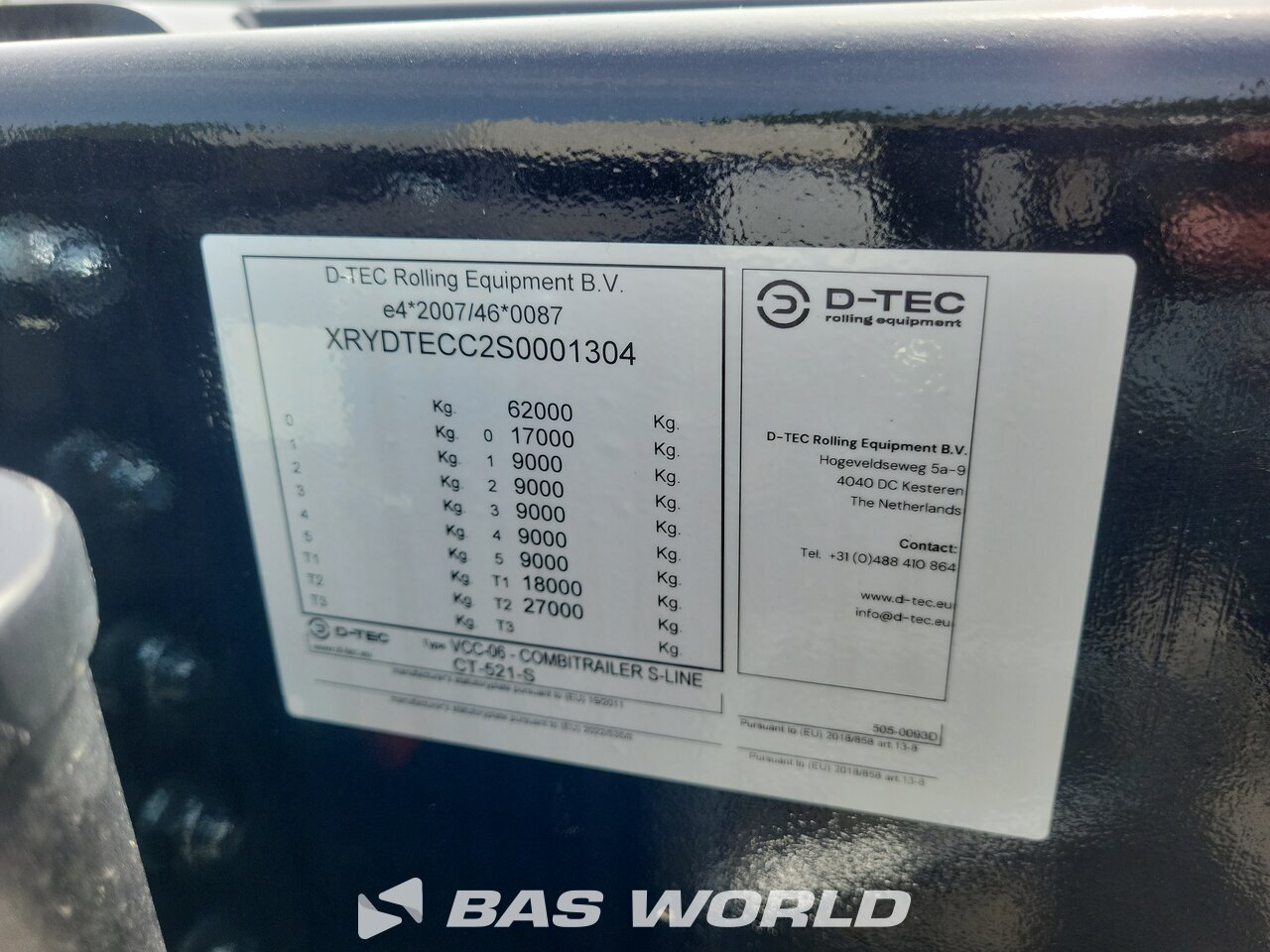 Other : D-TEC Konttialustan puoliperävaunu
