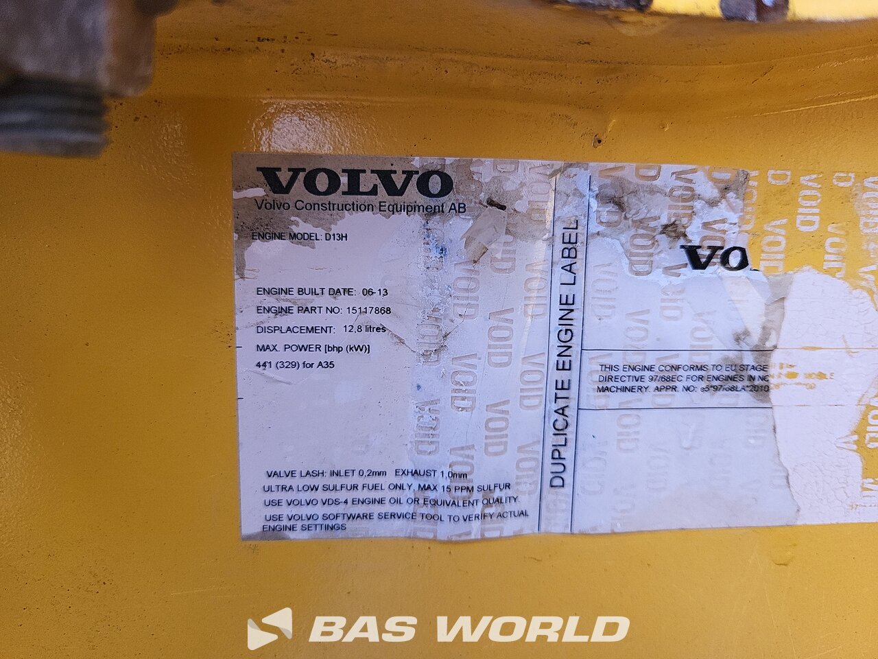 Other : Volvo A35 F قلابة مفصلية