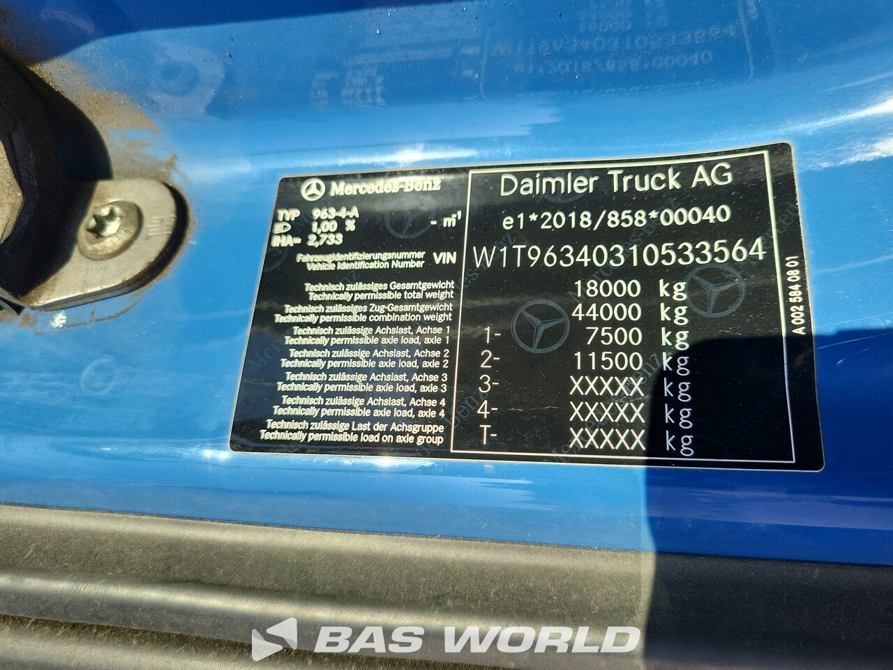 Other : Mercedes Actros 1846 Ciagniki siodłowe