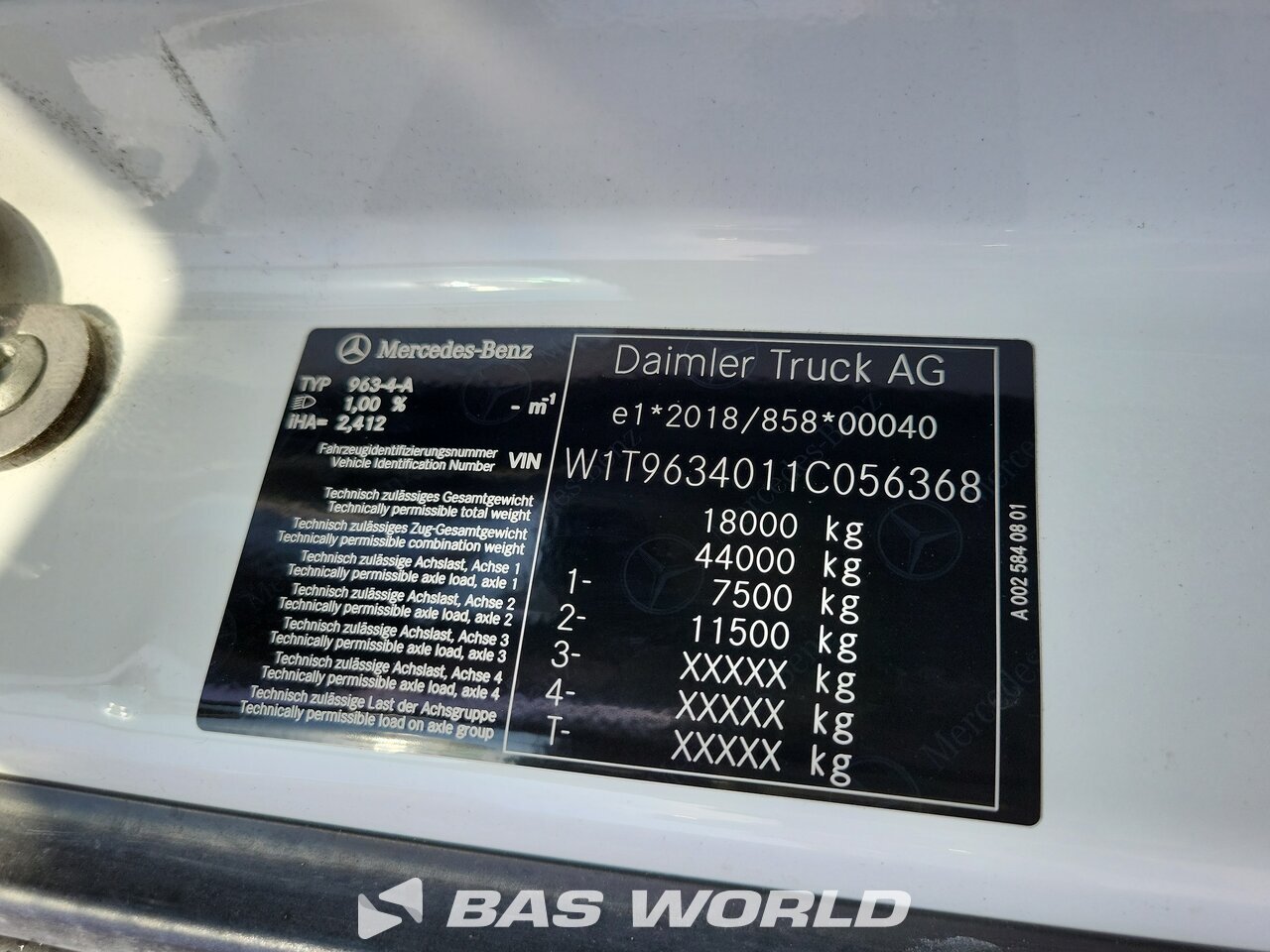 Other : Mercedes Actros 1845 Trækker