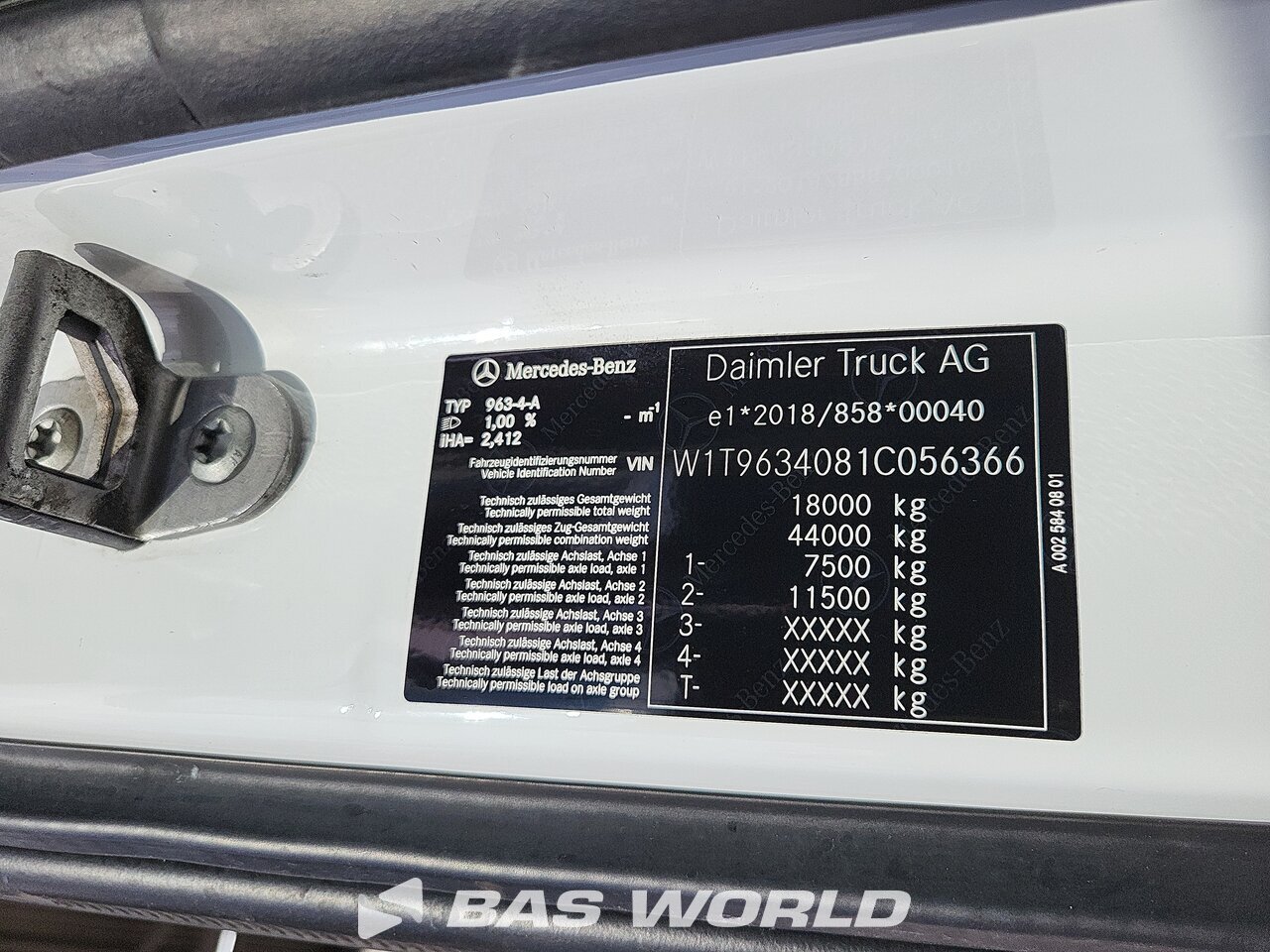 Other : Mercedes Actros 1845 Trækker