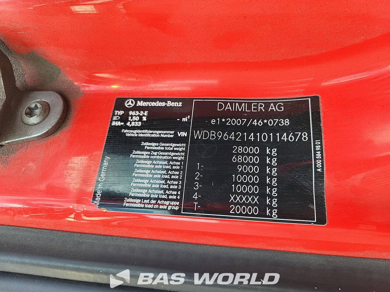 Other : Mercedes Arocs 2648 kroghejs lastbil