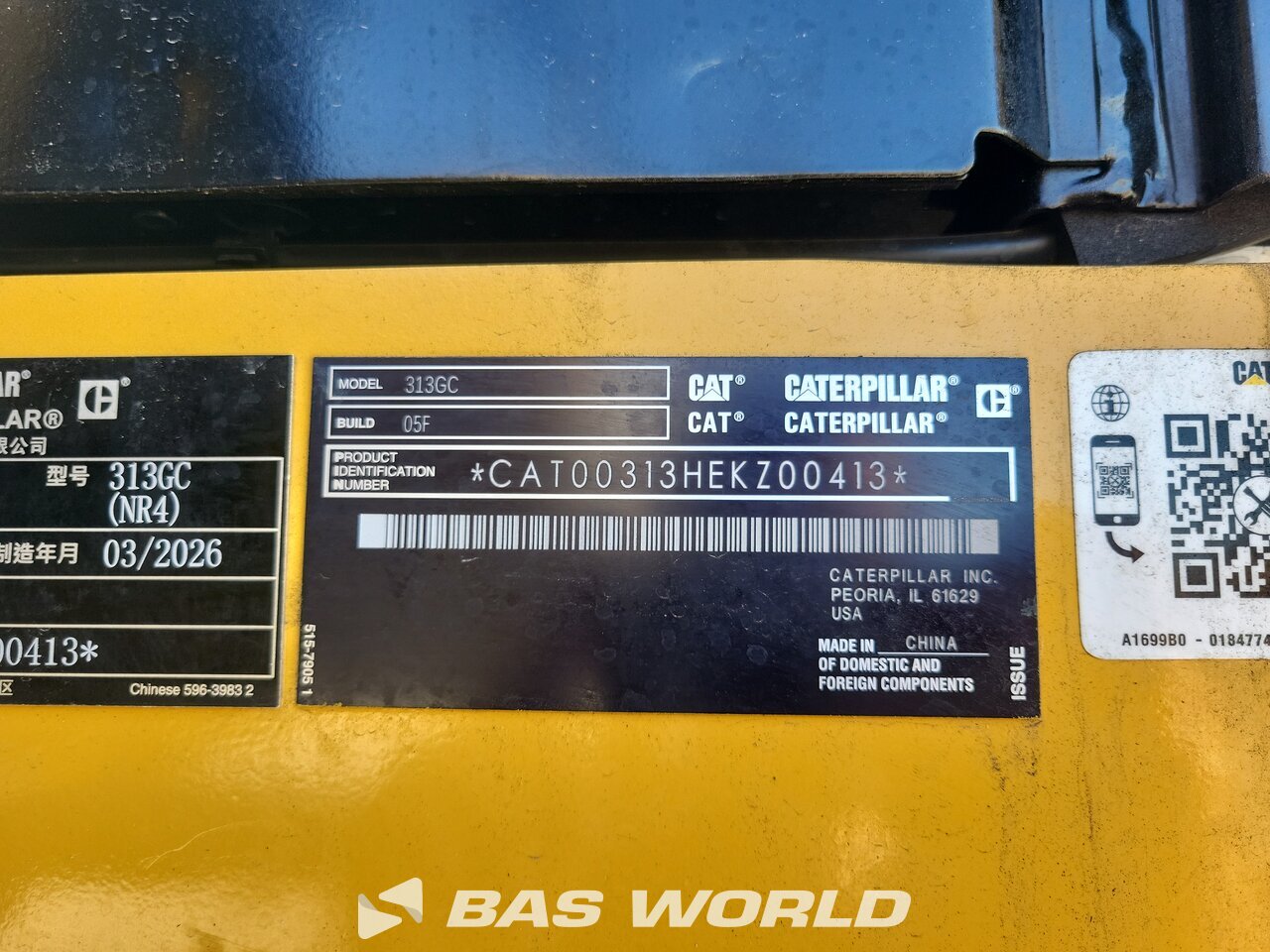Other : Caterpillar 313 GC Bageri gusjeničari
