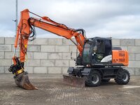 Hitachi ZX140W -5B Wheeled excavator - BAS World