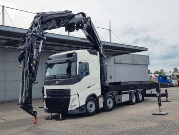 Volvo FMX 500 8X4 Euro 6 Fassi F485 + Fly Jib mobile crane for