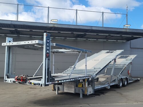 Vega 2 Axle Semi Trailer Semiremorcă pentru transport auto/camion