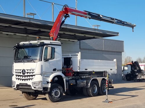 Mercedes Arocs 3348 6X6 Pavic dreiseitenkipper Camion Benne