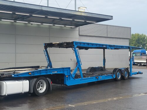 GS Meppel O-120-1340 Semiremorcă pentru transport auto/camion