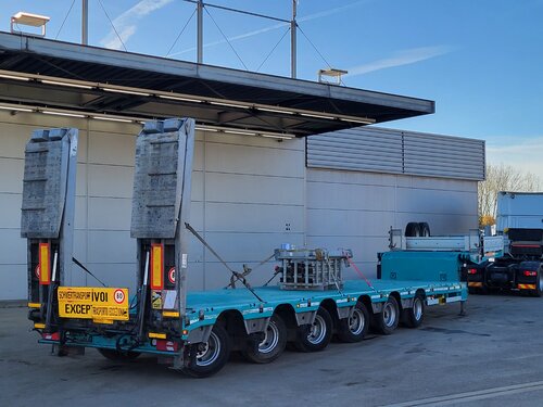 De Angelis 6SA00 Low loader semi-trailer