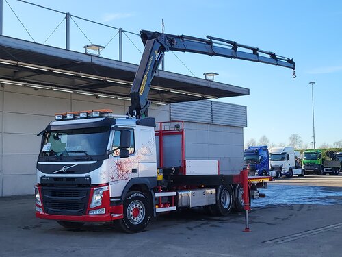 Volvo FM 410 6X2 Efab Open laadbak vrachtwagens