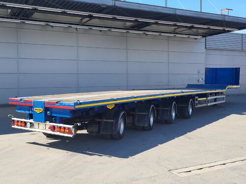 Broshuis 4AOU Flatbed trailer