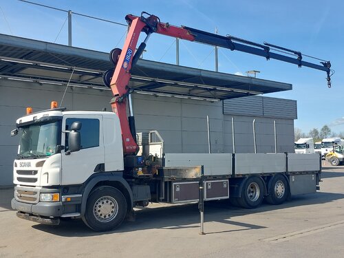  P360 6X2 VANDBORG Karosserifabrik Camion plateaux