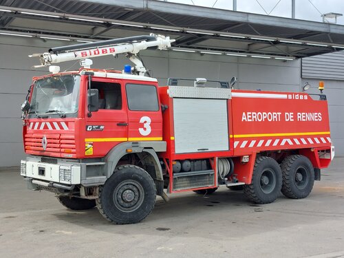 Renault G 340ti Maxter 6X6 SIDES Аэродромный спасательный автомобиль